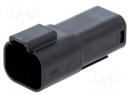 Connector: automotive; ML-XT; plug; male; Size: 16; PIN: 4; IP69K