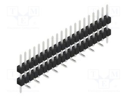 Connector: pin strips; pin header; male; PIN: 20; 2.54mm; SMT; 1x20