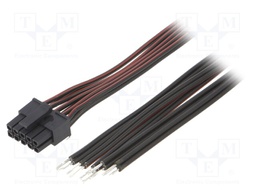 Cable; Micro-Fit 3.0; cables,female; PIN: 10; 0.6m; 4A; TLYp