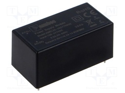 Converter: AC/DC; 14.85W; Uin: 85÷305V; Uout: 3.3VDC; Iout: 4.5A; 81%