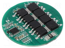 PCB protection; Li-Ion; Ø41x4mm; 20A; 14.8VDC