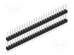 Connector: pin strips; pin header; male; PIN: 25; 2.54mm; THT; 1x25