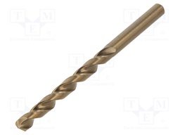 Drill bit; for metal; Ø: 6mm; L: 93mm; HSS-CO; Conform to: DIN 338