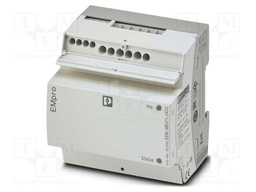 Meter: network parameters; for DIN rail mounting,horizontal