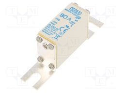 Fuse: fuse; aR; 80A; 690VAC; industrial; URB