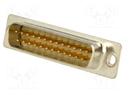 D-Sub; PIN: 25; plug; male; turned contacts; soldering