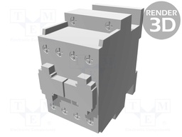 Contactor: 3-pole; NO x3; Auxiliary contacts: NO; 110VAC; 9A; DIN