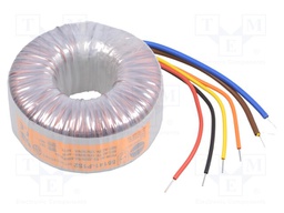 Transformer: toroidal; 120VA; 230VAC; 15V; 15V; 4A; 4A; 1.2kg; Ø: 96mm