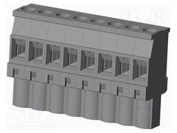 Connector: pluggable terminal block; plug; female; angled 90°