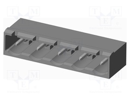 Connector: pluggable terminal block; socket; male; on PCBs