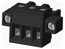 Connector: pluggable terminal block; plug; female; straight; 5mm