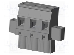 Connector: pluggable terminal block; plug; female; angled 90°