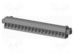 Connector: pluggable terminal block; plug; female; straight; grey