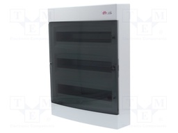 Enclosure: for modular components; IP40; white; No.of mod: 54