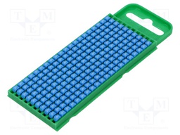 Markers for cables and wires; Label symbol: 6; 0.8÷2.2mm; blue
