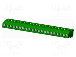 Connector: PCB terminal block; terminal; Plating: tinned; on PCBs
