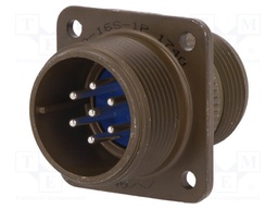 Connector: circular; Series: 97; socket,plug; male; PIN: 7; 13A