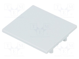 Cap for LED profiles; grey; ABS; Application: VARIO30-02
