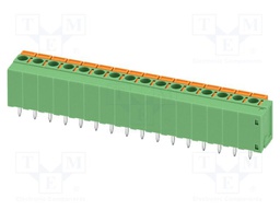PCB terminal block, rated current: 15 A, rated voltage (III/