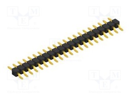 Connector: pin strips; pin header; male; PIN: 21; 2.54mm; SMT; 1x21