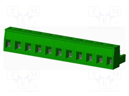 Connector: pluggable terminal block; plug; female; straight; 12A