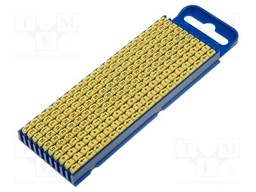 Markers for cables and wires; 2.8÷3.8mm; polyamide; yellow