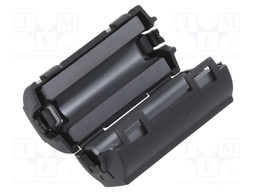 Core: ferrite; on round cable; Core mat: Ni-Zn ferromagnetic