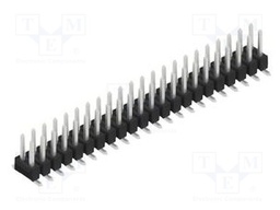 Connector: pin strips; pin header; male; PIN: 44; 2.54mm; SMT; 2x22