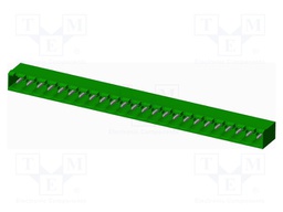 Connector: pluggable terminal block; socket; male; angled 90°