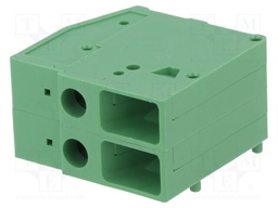 PCB terminal block; straight; 7.62mm; ways: 2; on PCBs; 4mm2; 32A