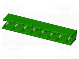 Connector: pluggable terminal block; socket; male; angled 90°