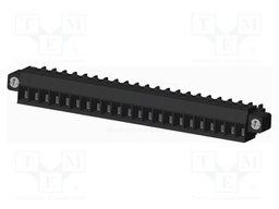 Connector: pluggable terminal block; plug; female; straight; 300V