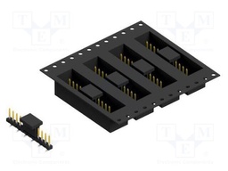 Connector: pin strips; pin header; male; PIN: 12; 2mm; SMT; 1x12