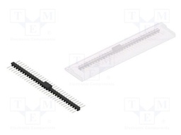 Connector: pin strips; pin header; male; PIN: 31; 2.54mm; SMT; 1x31