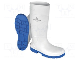 Boots; Size: 45; white-blue; Mat: PVC; bad weather,slip,cold; high