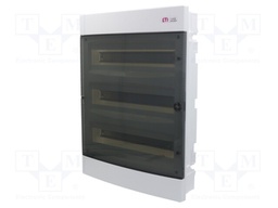 Enclosure: for modular components; IP40; white; No.of mod: 54