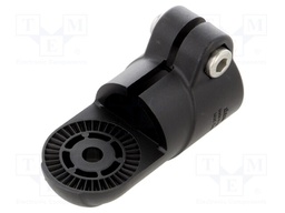 Mounting coupler; technopolymer PA; L: 88mm; Body: black; D: 30mm