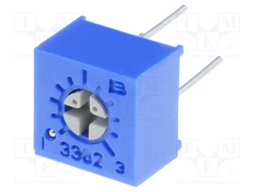 Potentiometer: mounting; single turn,horizontal; 10Ω; 500mW; ±10%