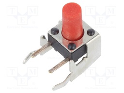 Microswitch TACT; SPST-NO; Pos: 2; 0.05A/12VDC; THT,angular; none