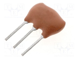Resonator: ceramic; 20MHz; THT; 2.5mm; Temp.stab: ±0,3 %; ±0.5%