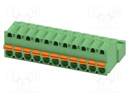 PCB connector, nominal cross section: 2.5 mm?, color: green,