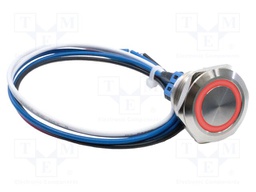 Switch: vandal resistant; SPST-NO + SPST-NC; 2A/48VDC; IP65; PV9