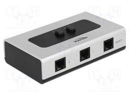 Transition: switch; black,grey; RJ11 socket x3