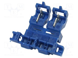 Blue; on cable; Leads: leads x2; Fuse acces: fuse holder