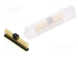 Connector: pin strips; pin header; male; PIN: 42; 2.54mm; SMT; 2x21