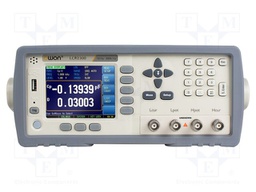 LCR meter; LCD 3,5"; R range: 0.0001÷99.9999MΩ; 0.05%; 100÷240VAC