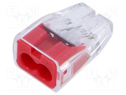 Quick splice; spring clamp; 0.75÷4mm2; 600V; 32A; for cable
