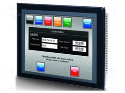HMI panel; 12.1"; 24VDC; Resolution: 800x600; IP65; Series: NS; 60MB