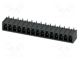 PCB headers, nominal cross section: 1.5 mm2, color: black, n