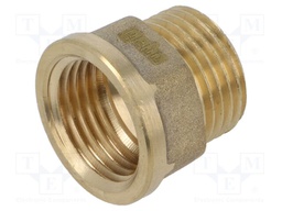 Male-female,hexagonal; max.6bar@<90°C,max.16bar@10°C÷30°C